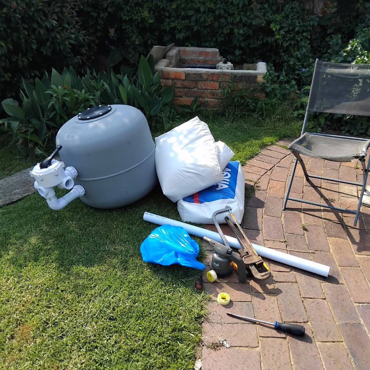 Filter Tank Installation